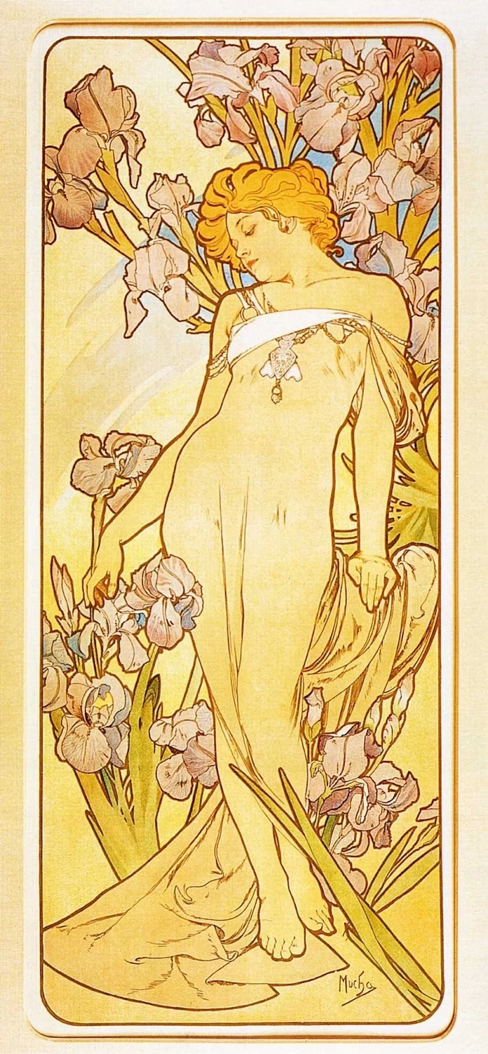 Alfons Mucha - Gli iris